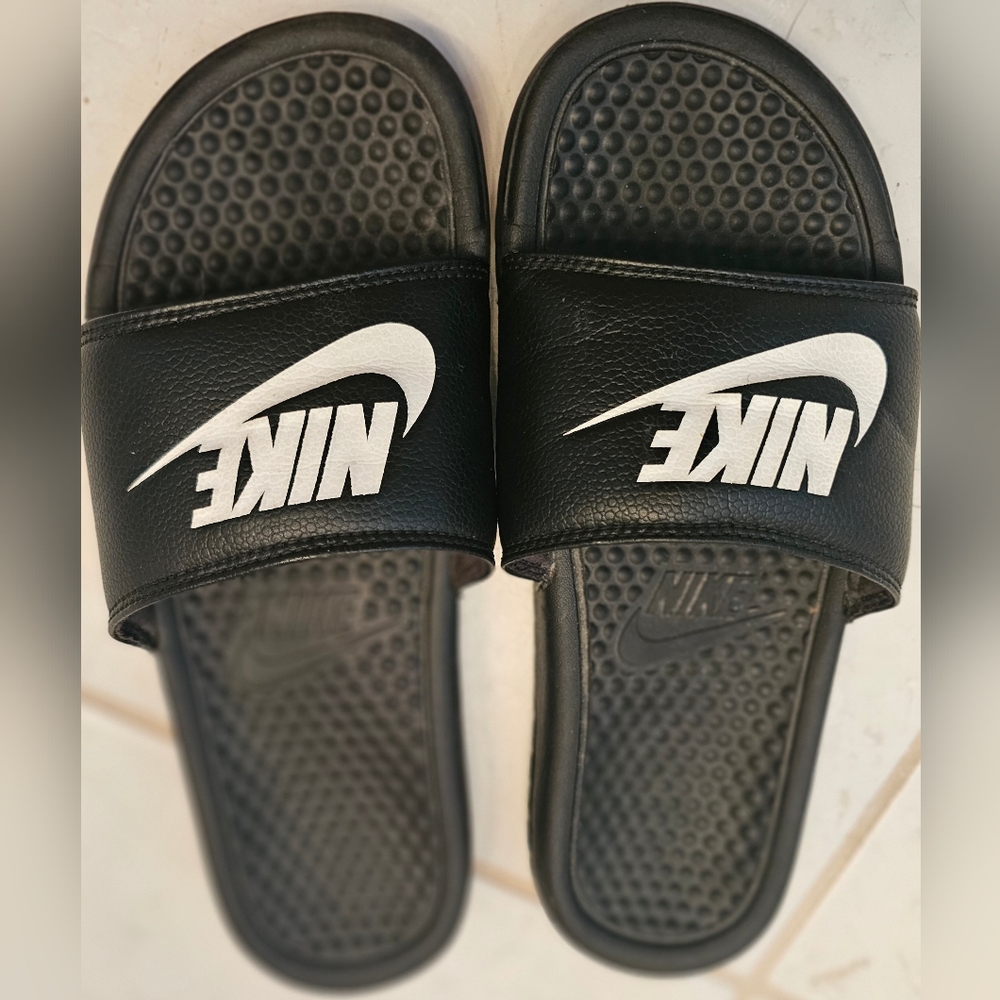 Nike Black Slide Sandals